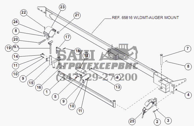 ASSY-AUGER MOUNTING COMPONENTS (8