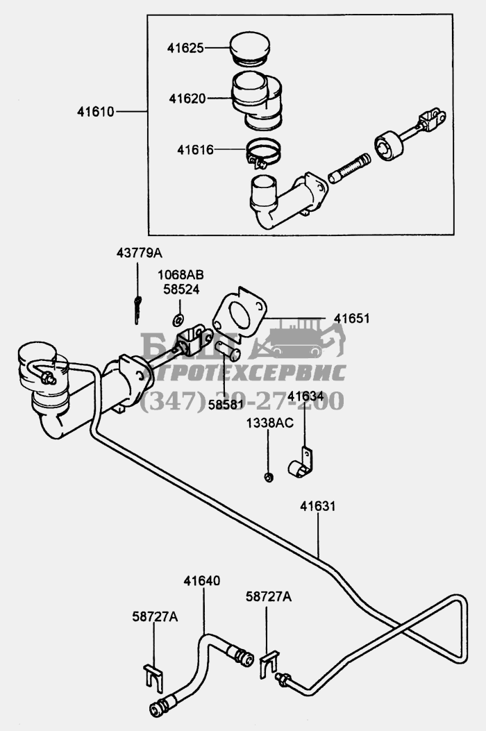 CLUTCH MASTER CYLINDER (MTA) Accent