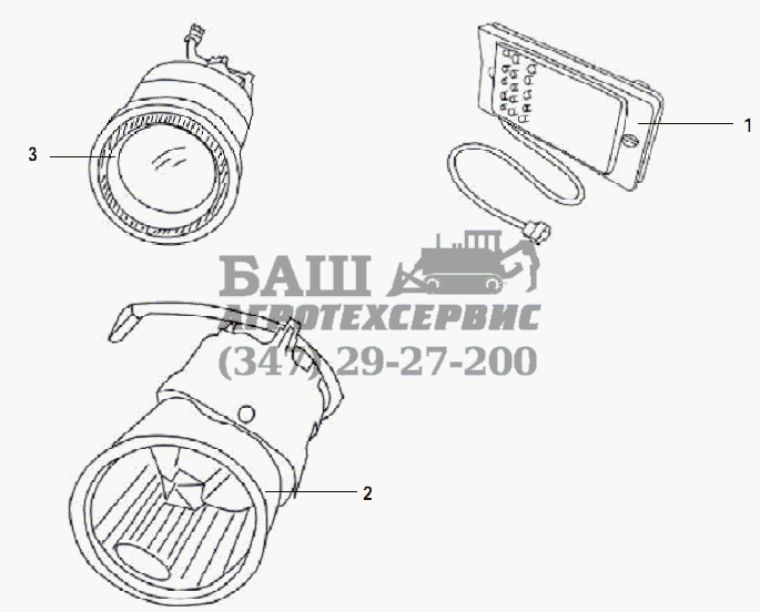 FRONT AND REAR FOG LAMP GW-Sailor