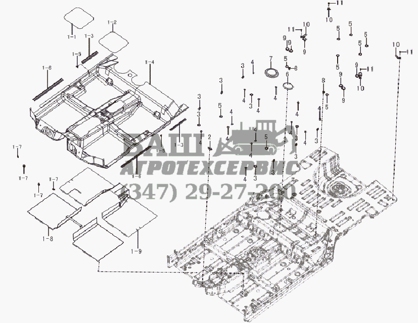 Floor attachment LF-7130A1 