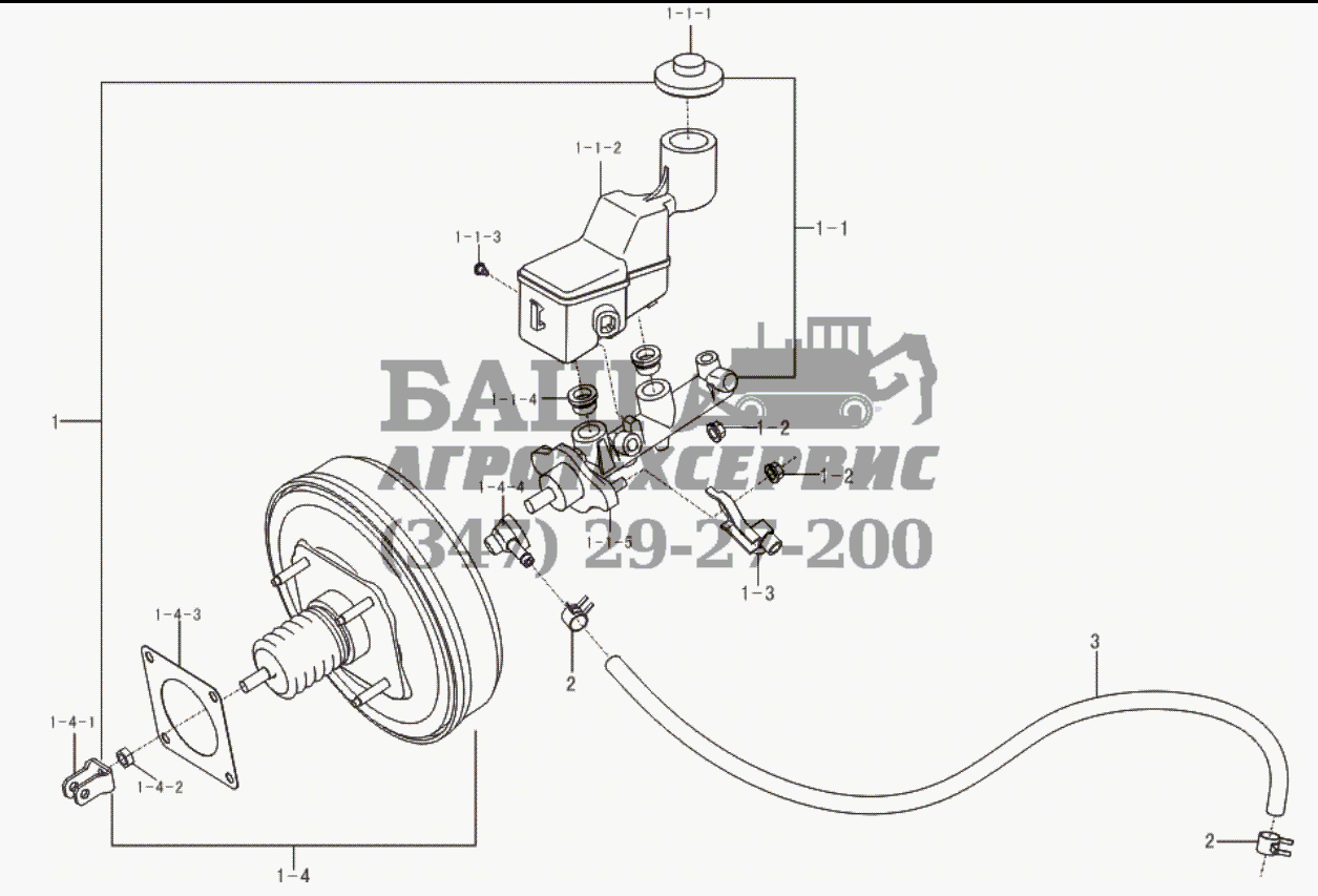 Brake pump LF-7162 