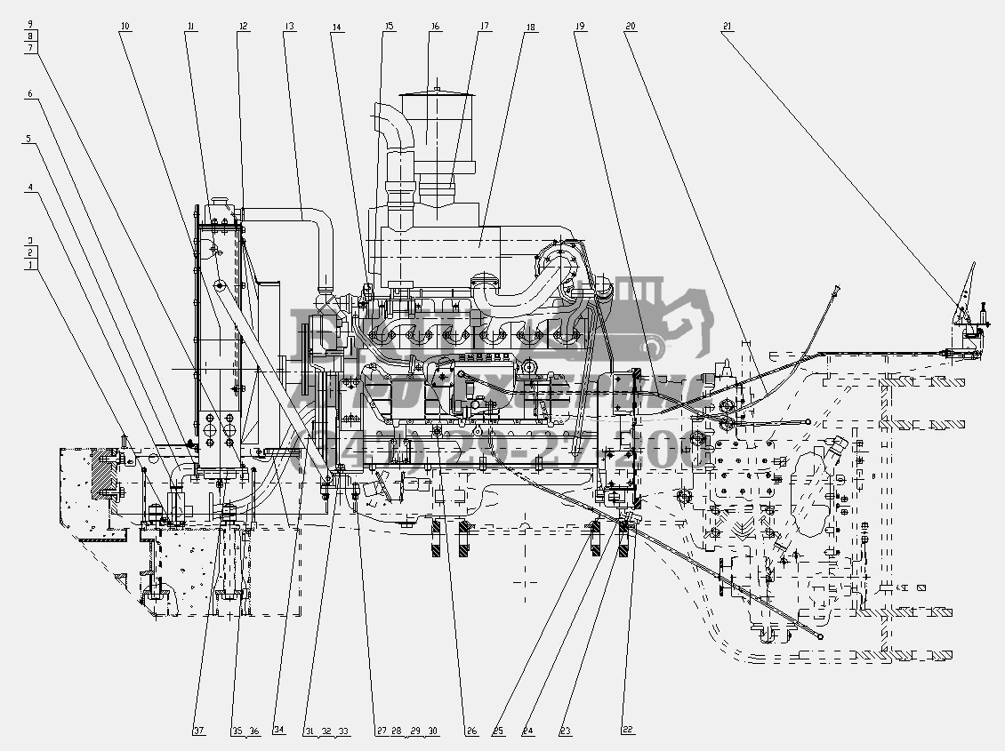 Diesel Engine assembly CDM 856