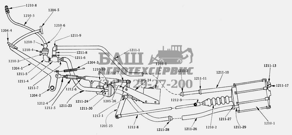    /Brake Pedal, Spring and Vacuum Brake Booster Studebaker US6x6