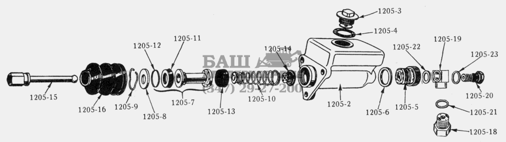   /Hydraulic Brake Master Cylinder Studebaker US6x6