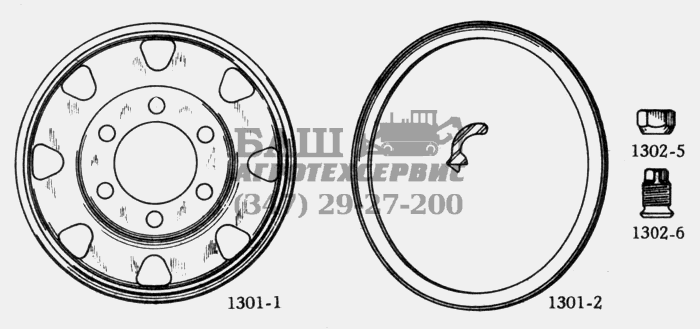   /Wheel Assembly, Bearings, Retainers, Etc. Studebaker US6x6