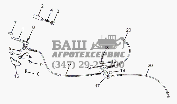 PARKING BRAKE 357175, 357174 TATA-SFC 407 LHD Euro II