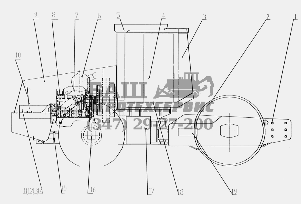 2EW000 Final assembly drawing -XS160 (XS190)